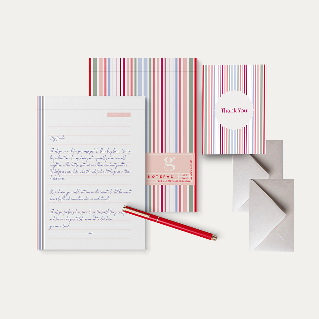Macaron de Paris Writing Gift Set - Colorful Stationery for Creative Gifting