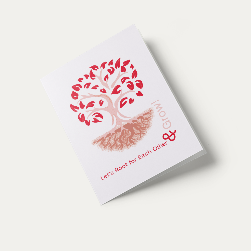 Root for Each Other card – celebrating encouragement, support, and mutual growth