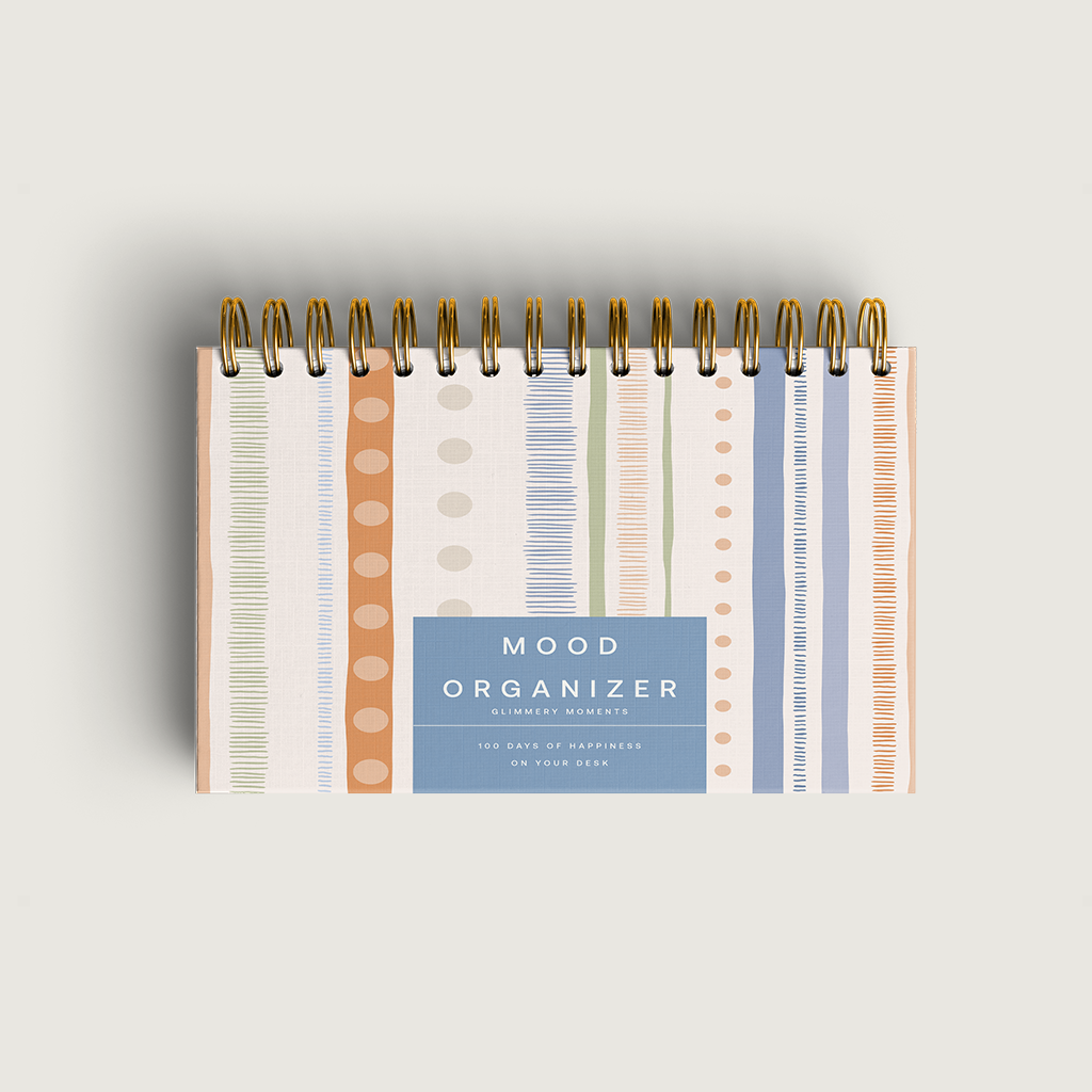 Mood Organizer 2026 – A4 Desk Planner for Calm Productivity | Undated Mood Tracker