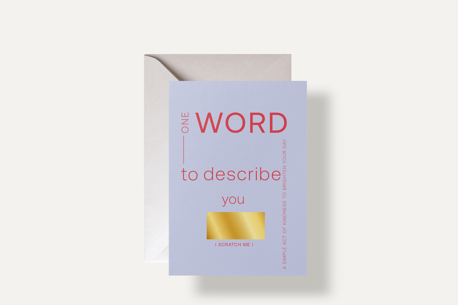 Interactive Card –Scratch-Off Card – interactive and playful way to share appreciation with a personal touch