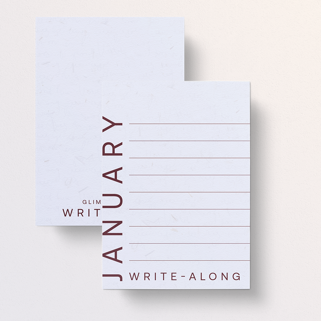 Glimmery Moments - Calmer Year - January 