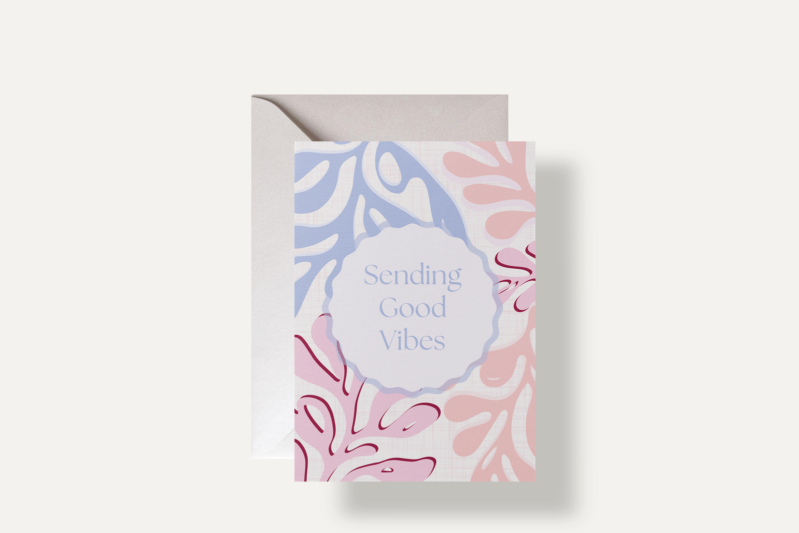 Love & Friendship Card — Sending Good Vibes card – uplifting and positive energy captured in a card