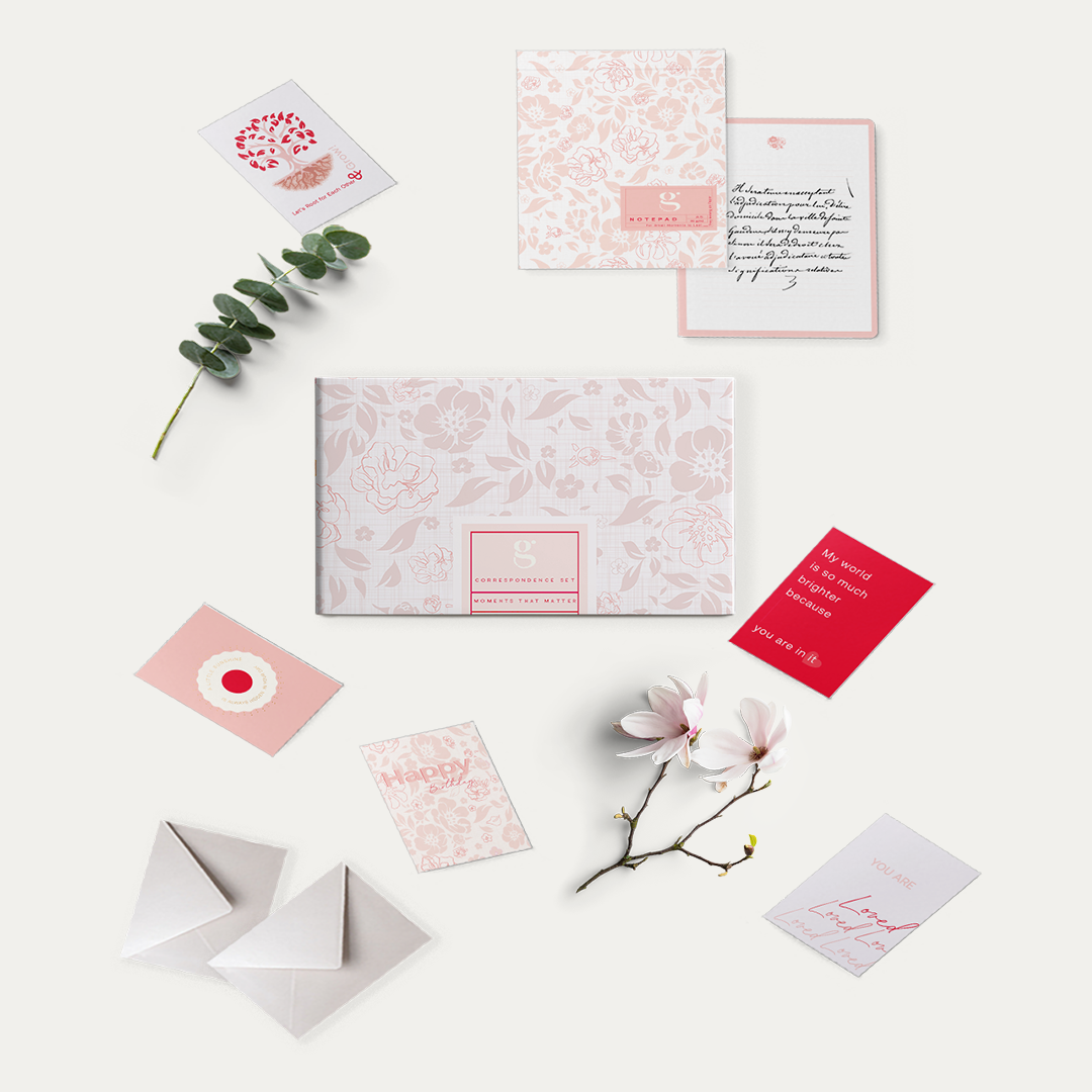 Moments That Matter — Warm Modern Stationery Letter Set