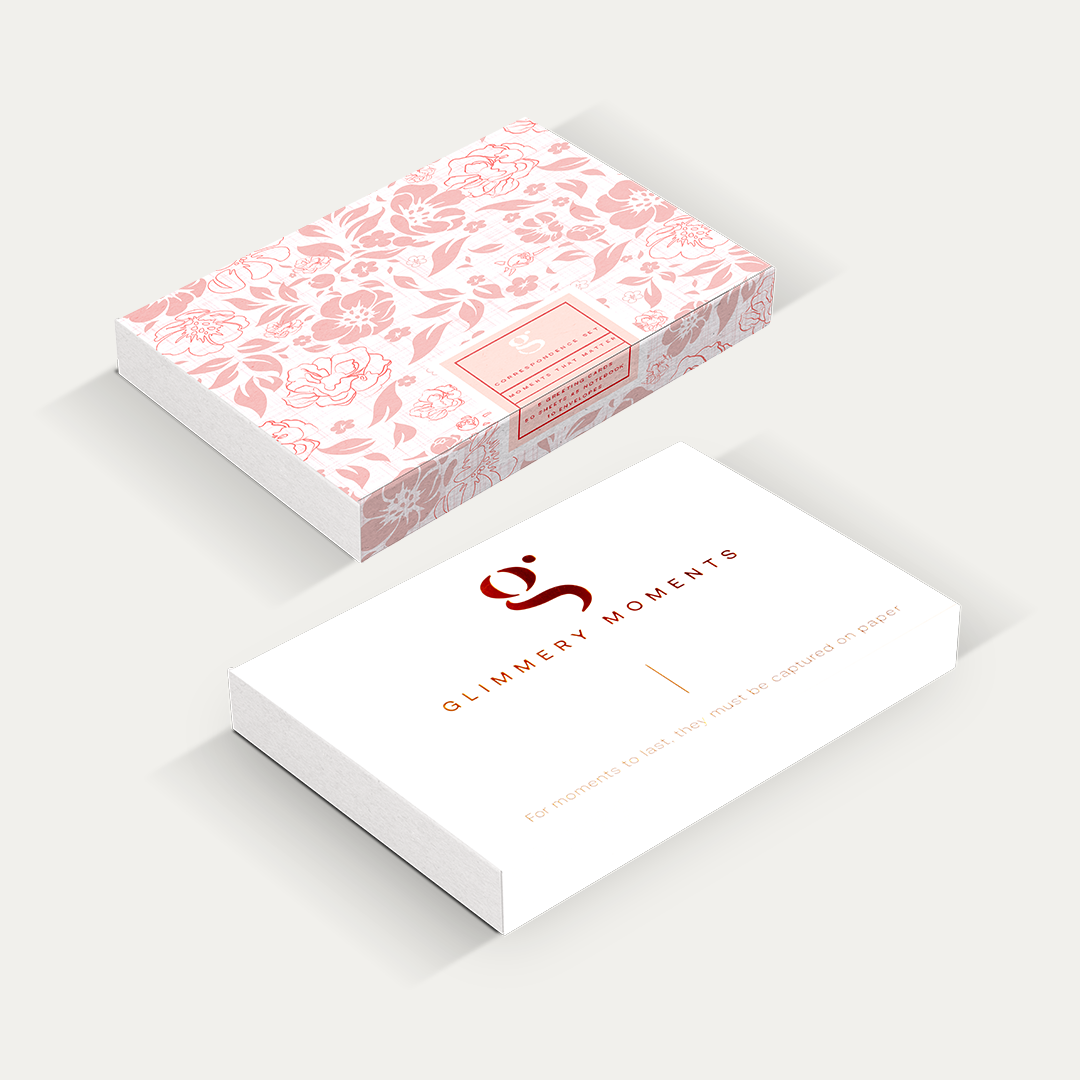 Moments That Matter — Warm Modern Stationery Letter Set