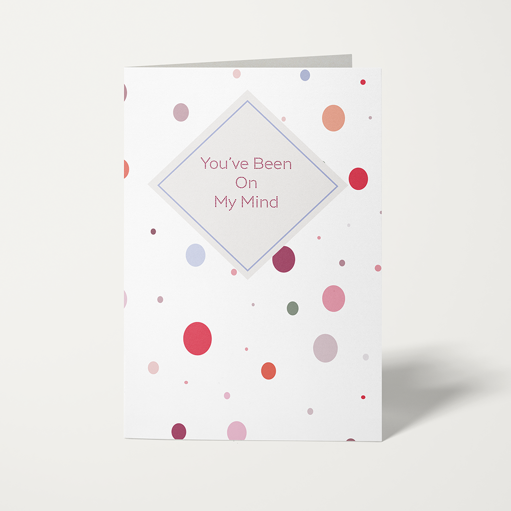 You&#39;ve Been on My Mind card – a meaningful Greeting Card offering a gentle reminder that someone is deeply thought of