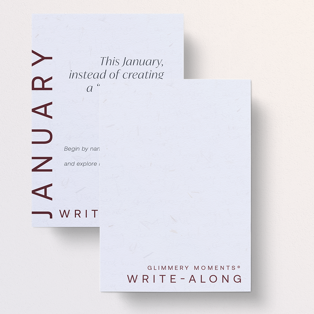 A Calmer Year – January Write-Along Card