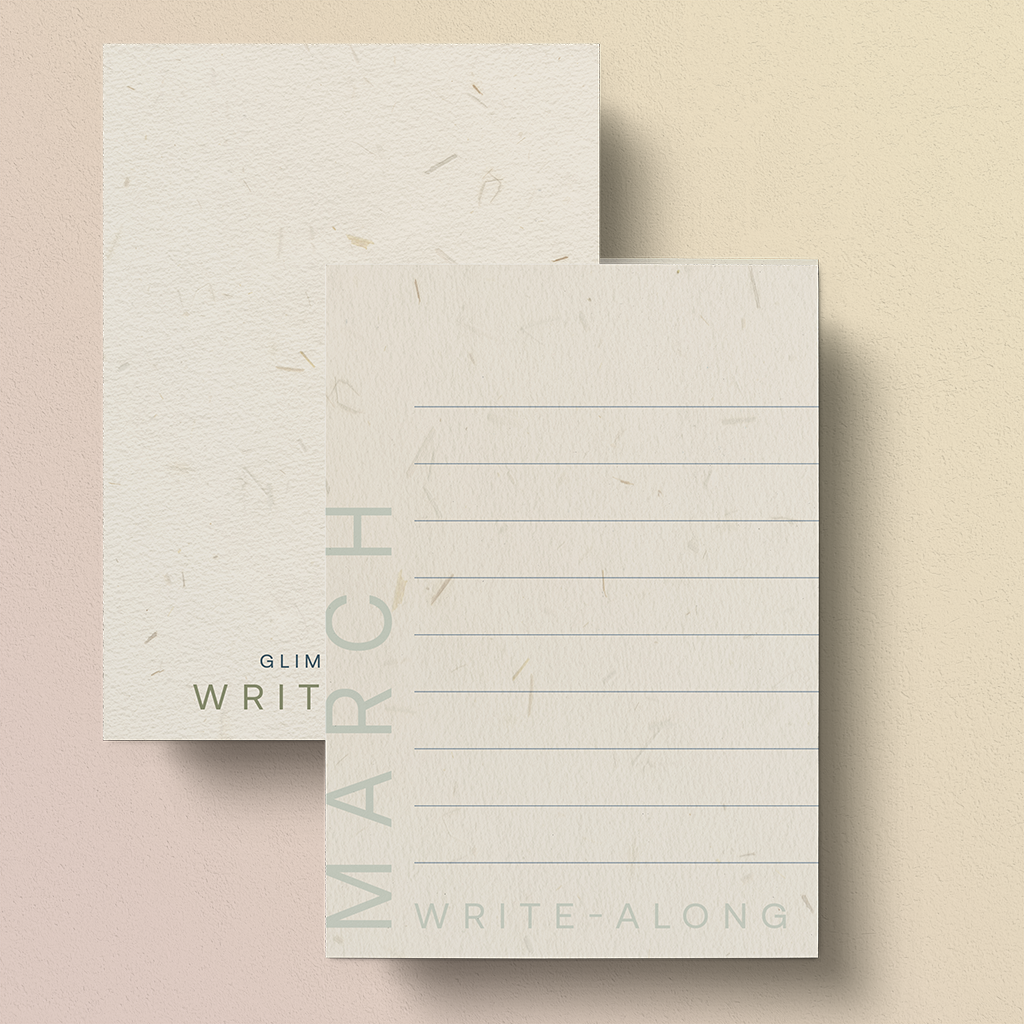 March Paper Pause – Making Space