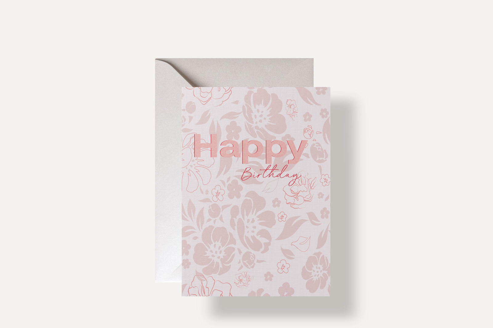 Birthday Blooms card – a romantic, floral-themed birthday card that feels fresh and personal