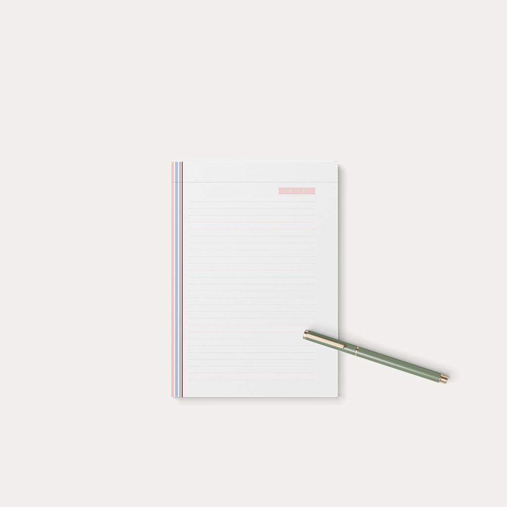 Macaron de Paris Writing Notepad – Colorful Modern Stationery for Creative Notes