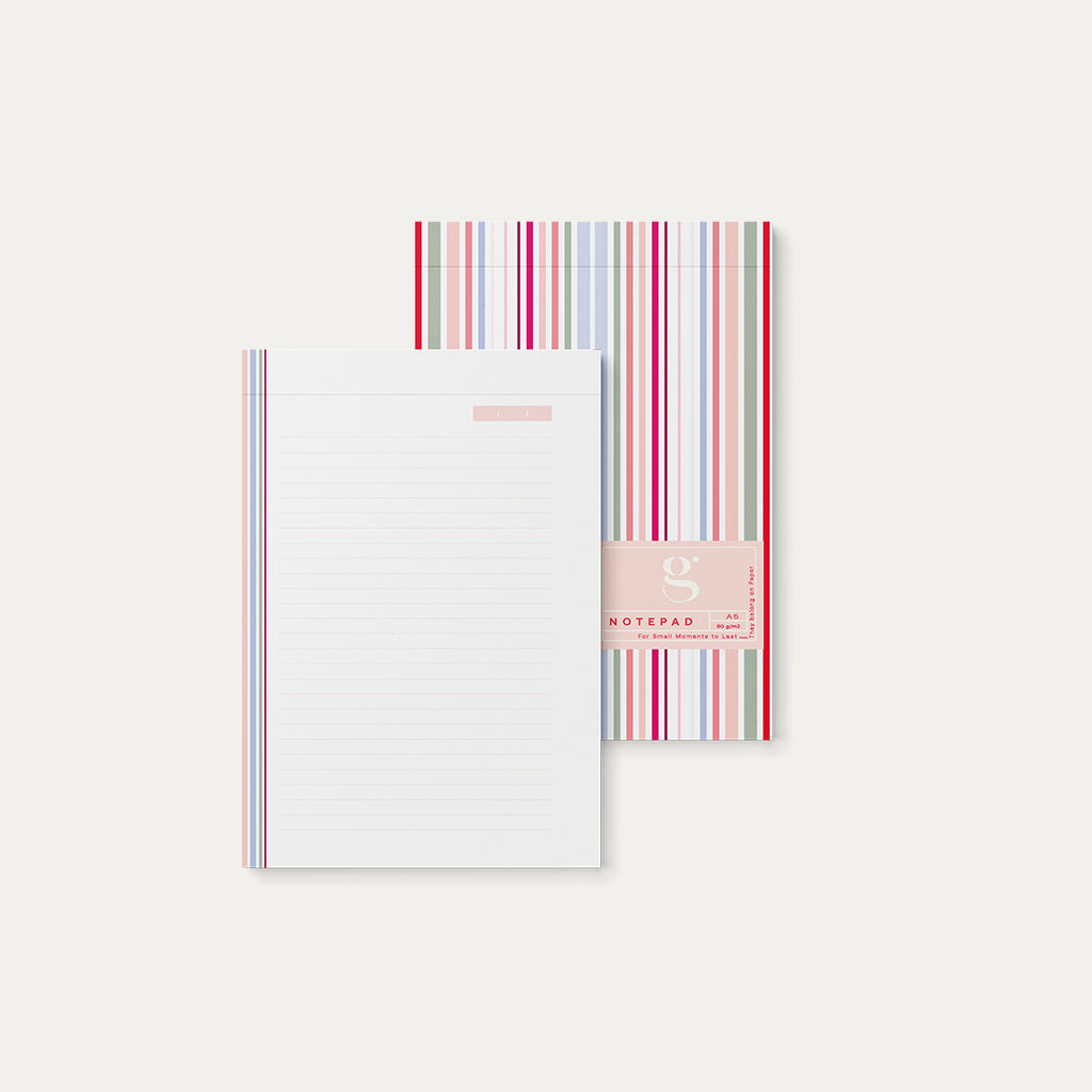 Macaron de Paris Writing Notepad – Colorful Modern Stationery for Creative Notes