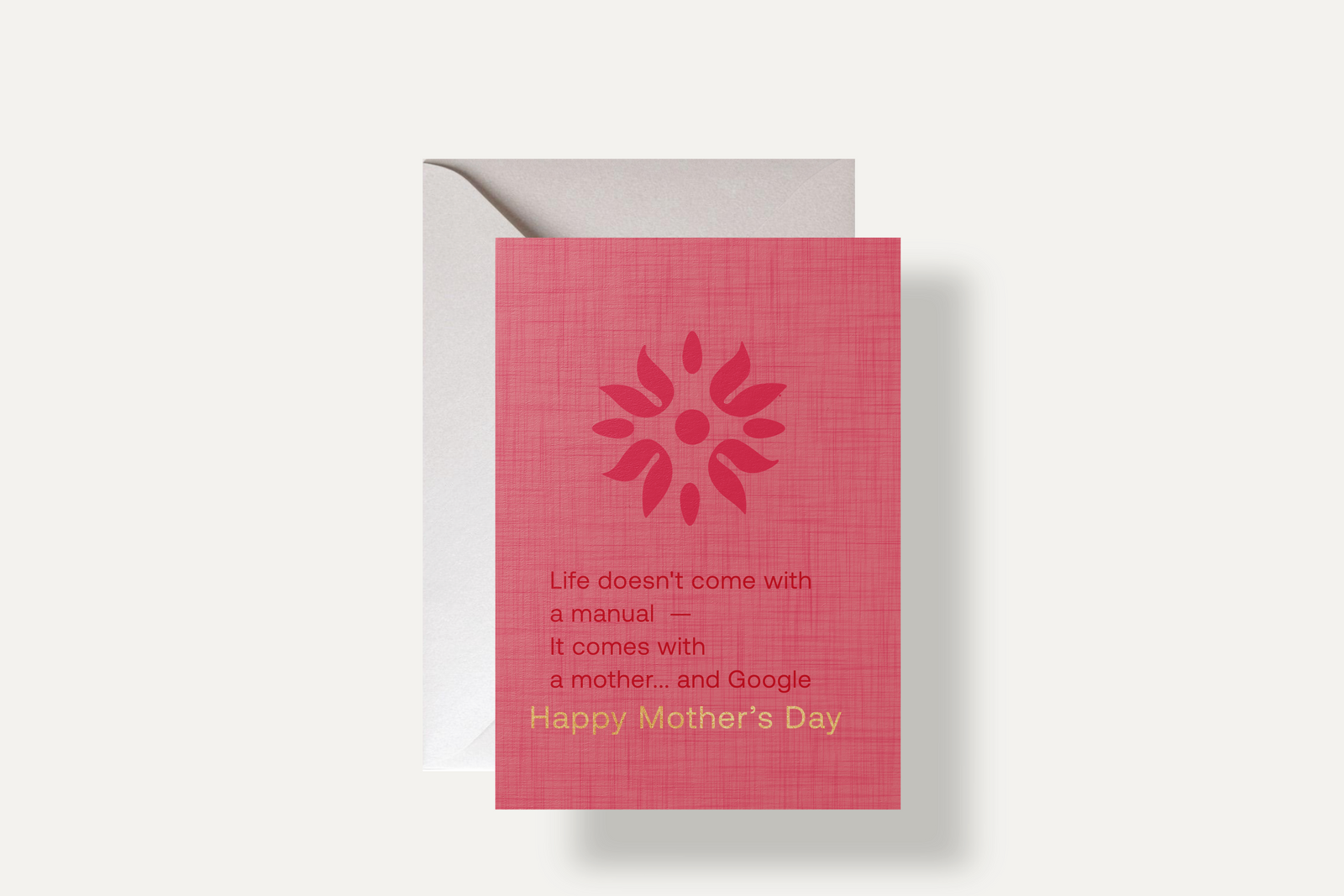 Warm minimalism in the Mom's Guiding Wisdom card – a thoughtful Mother’s Day card honoring the nurturing and insightful presence of a mother